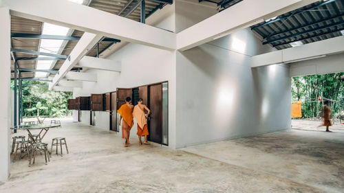 建筑师为120名少年设计了一所寺庙学校,清新 雅致又现代